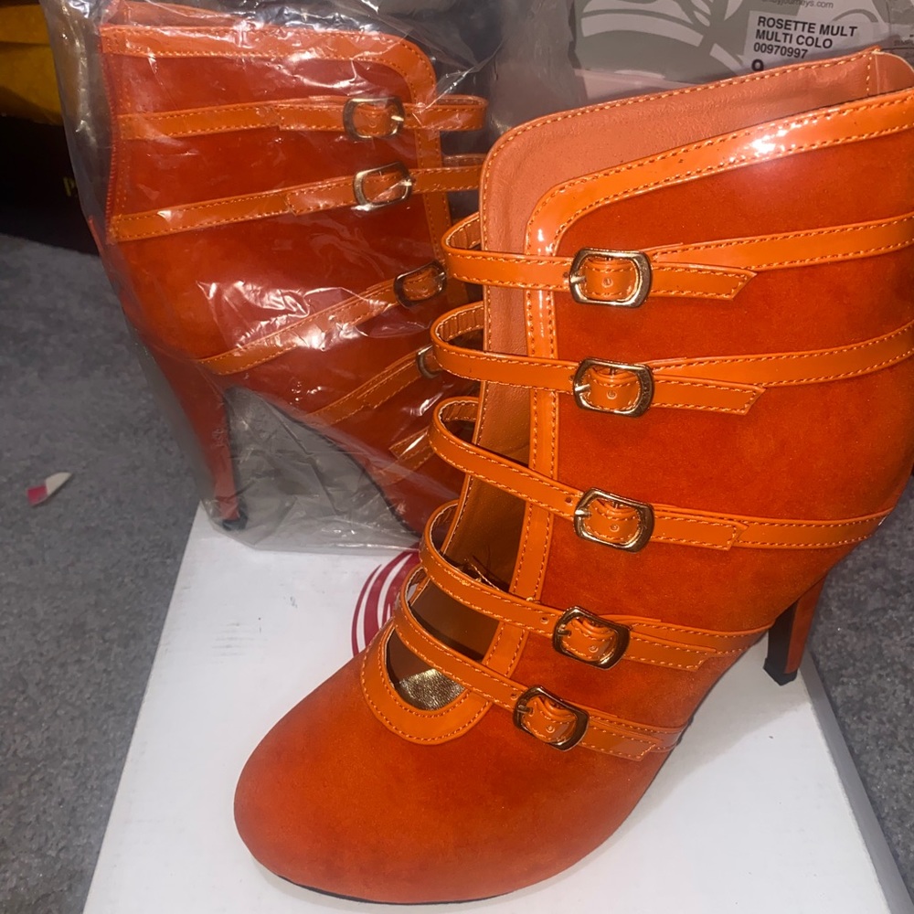 Orange heels